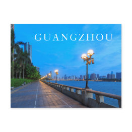 Small Guangzhou City Waterfront Postinvitations Front View