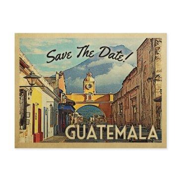 guatemala save the date vintage postinvitations