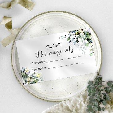 guess how many corks bridal game enclosure invitations