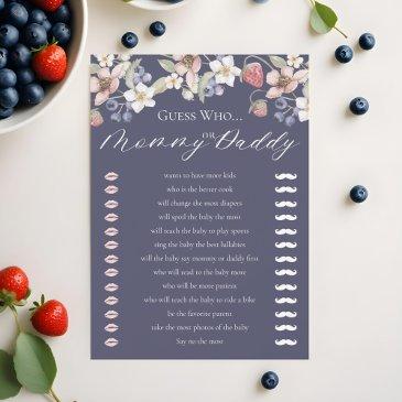 guess who berry sweet baby shower game invitations