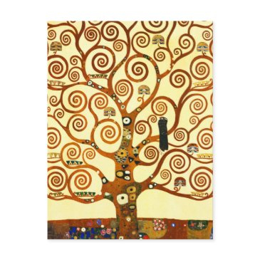 gustav klimt the tree of life fine art postinvitations