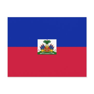haiti (haitian) flag postinvitations
