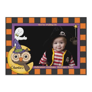 halloween friends - photo invitation