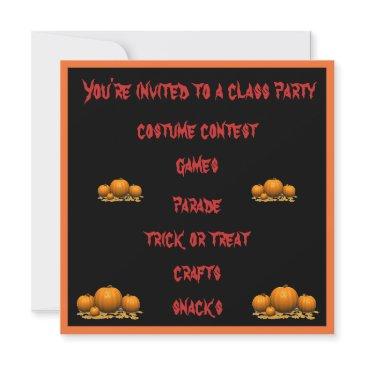 halloween treats - invitation