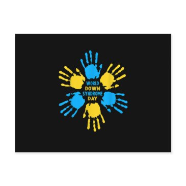 hand print world down syndrome day t shirt women k postinvitations