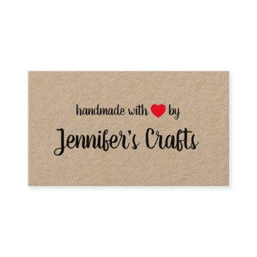 handmade with love by creator kraft business invitations