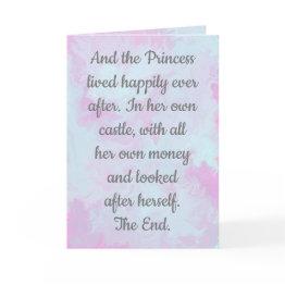 Small Happily Ever After, Divorce Invitations. Invitations Front View