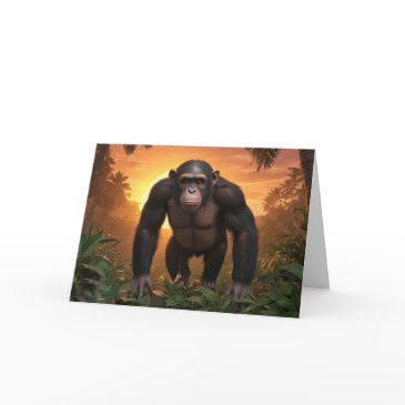 happy birthday chimp invitations