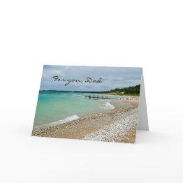 Small Happy Birthday, Dad Invitations Front View
