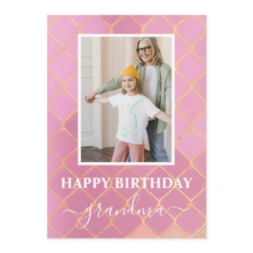 happy birthday grandma photo invitations