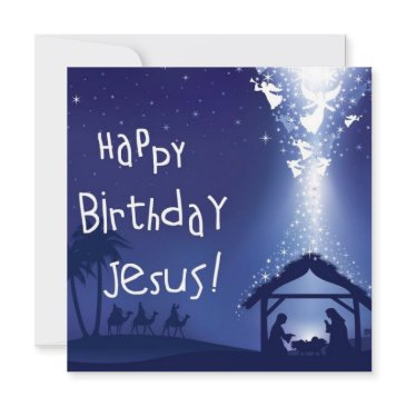 happy birthday jesus christmas invitation