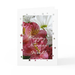 Small Happy Nurses Week. Invitations Front View