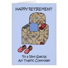 Small Happy Retirement To Air Traffic Controller Front View