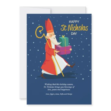 happy st. nicholas day greeting invitations