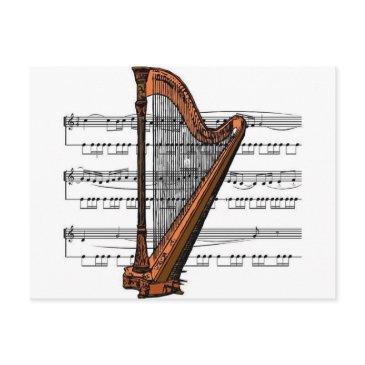 harp musical 02 b postinvitations