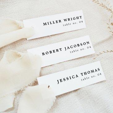 harper modern minimalist slender place invitations name