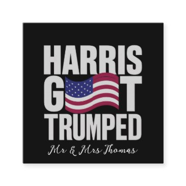 harris got trumped the ultimate political humor square business invitations