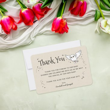 harry potter | hedwig - thank you invitation