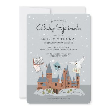 harry potter | hogwarts castle baby sprinkle invitation