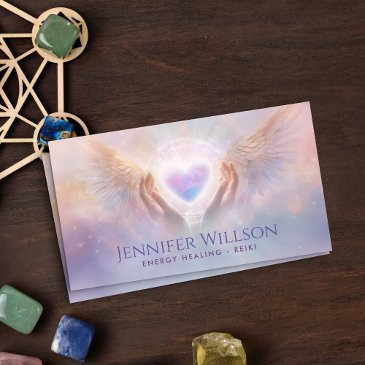 healing hands- energy healing - reiki business invitations