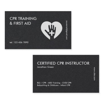 health and safety cpr instructor business invitations