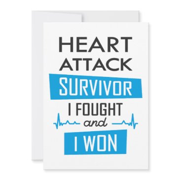 heart attack survivor, i fought and i won invitation