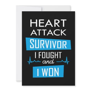 heart attack survivor, i fought and i won invitation