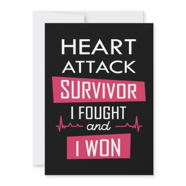 heart attack survivor, i fought and i won invitation