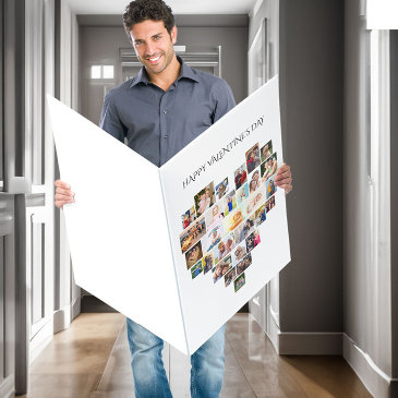 heart photo collage 29 photo valentine's day invitations