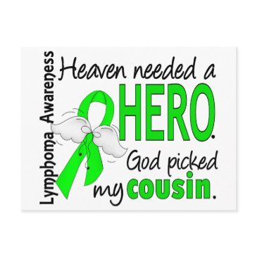 heaven needed a hero cousin lymphoma postinvitations