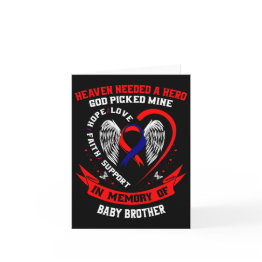 Small Heaven Needed A Hero God Picked By Invitations Front View