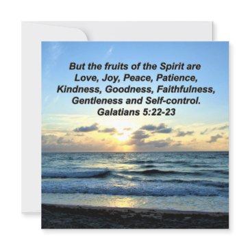 heavenly galatians fruit of the spirit design invitation