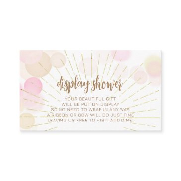 hello sunshine boho modern happy baby girl shower enclosure invitations