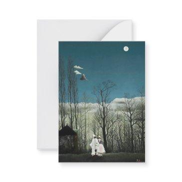 henri rousseau - carnival evening note invitations