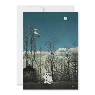 henri rousseau - carnival evening thank you invitations
