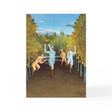 henri rousseau - the football players invitations