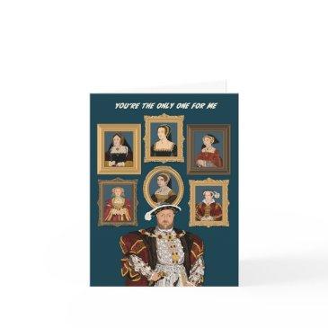 henry viii six wives you're the only one for me invitations