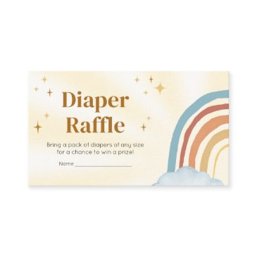 here comes the son retro sunshine diaper raffle enclosure invitations