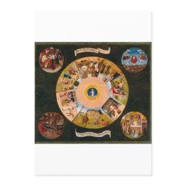 Small Hieronymus Bosch - The Seven Deadly Sins And The F Invitation Front View