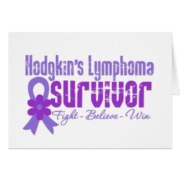 hodgkins lymphoma survivor flower ribbon