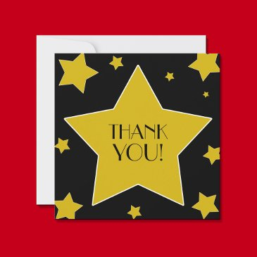 hollywood birthday party movie stars thank you invitations