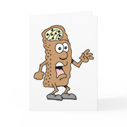 Small Holy Cannoli! You're 60! Funny 60th Birthday Invitations Front View