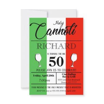 holy connoli birthday invite
