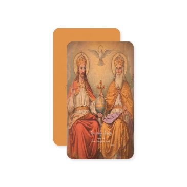 holy trinity with prayer enclosure invitations