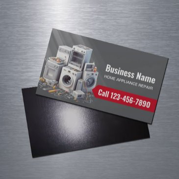 home appliance repair service professional business invitations magnet