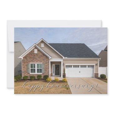 home photo first happy housiversary realtor invitations