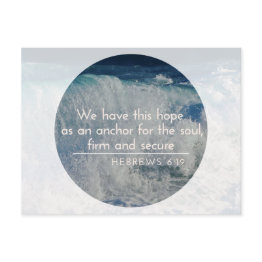 Small Hope - Anchor Inspirational Postinvitations-hebrews6:19 Postinvitations Front View