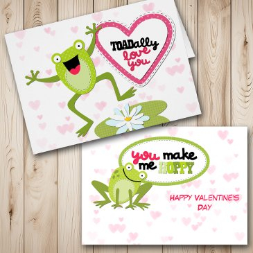 hoppy frog toadally love you valentine