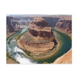 Small Horseshoe Bend Postinvitations Front View