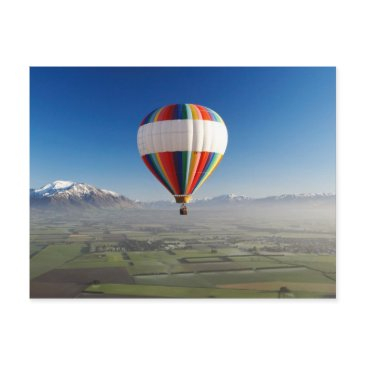hot-air balloon, near methven, canterbury 3 postinvitations
